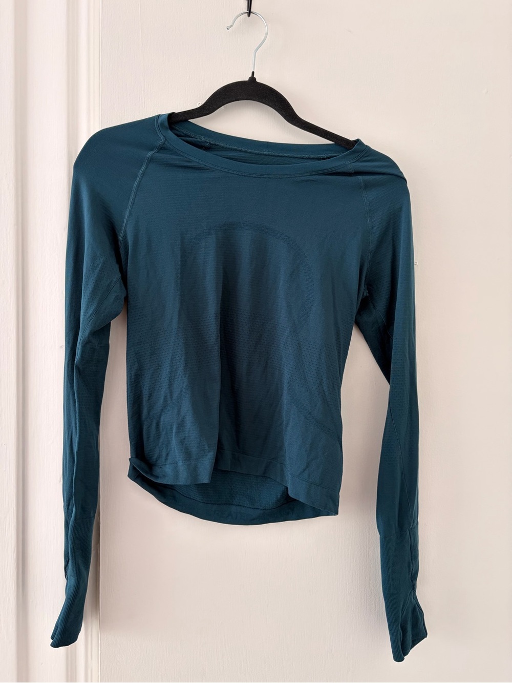 Lululemon long Sleeve Teal Performance Top